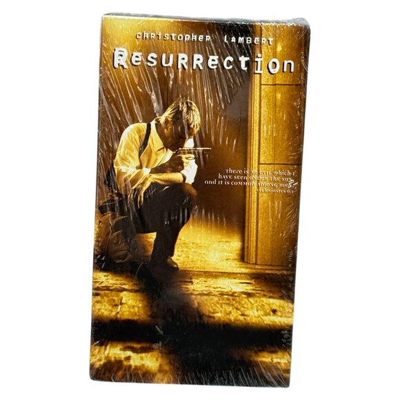 Resurrection Vintage VHS New Sealed Christopher Lambert 1999 Horror - Picture 1 of 5